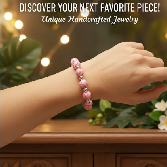 Handmade Polymer Clay Beaded Bracelets – Unique & One-of-a-Kind - Picture 10 of 16